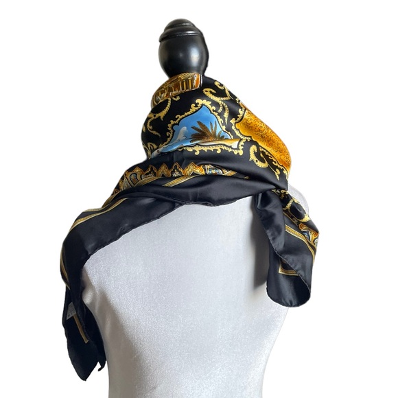 Made in Italy 🇮🇹 square Giabilei 2000 keepsake collectable religious scarf - Picture 8 of 16